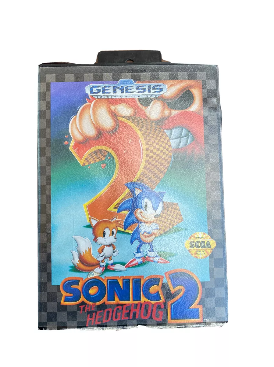 Sonic 2 Sega Genesis video game CIB nice condition