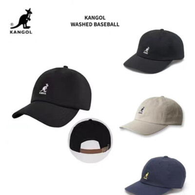 New Kangol Adjustable Washed Baseball Hat Cap