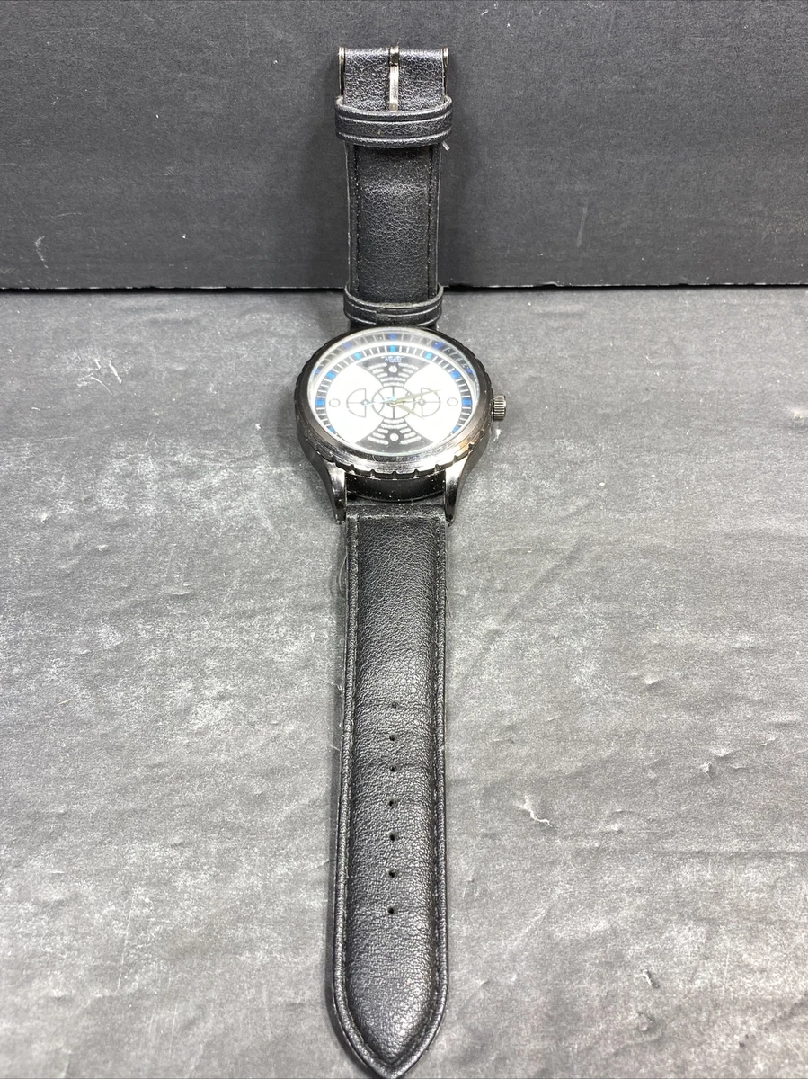 Milano expressions quartz watch clearance black