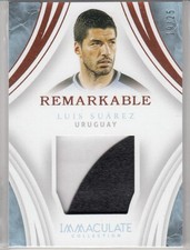 2017 Panini Immaculate Soccer LUIS SUAREZ PATCH SP/25 JERSEY URUGUAY