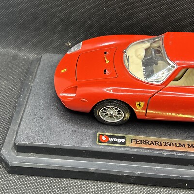 BURAGO BBURAGO 1/24 Ferrari Ferrari 250 LM MONZA 1966 manca Faro