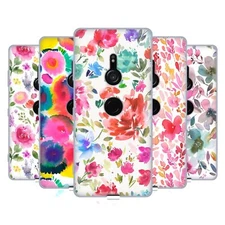 OFFICIAL NINOLA WATERCOLOR ARTISTIC FLOWERS SOFT GEL CASE FOR SONY PHONES 1