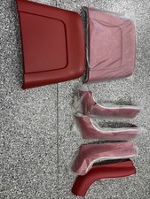 1968-1972 A B X Body Reclining Bucket Seat Backs Aprons Red 6pc Kit New 1968-1972 A B X Body Reclining Bucket Seat Backs Aprons Red 6pc Kit New