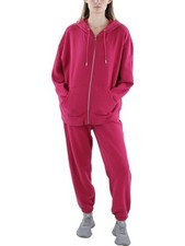 Tommy Hilfiger Womens Fleece Comfy Zip Hoodie Size L