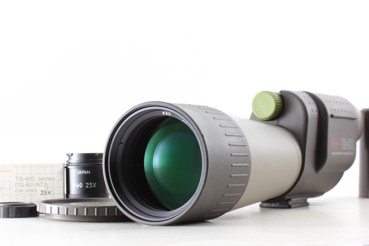 Near MINT ] Kowa TS-612 60mm Straight Spotting Scope + 25x