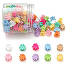 Mini Flower Hair Clips, Baby Hair Clips Mini Claw Clips Cute Jaw Clips Hair Pins