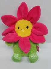 Bum Bumz by RUSS Dan the Daisy Flower Spring Bumz Pink Flower 10" Plush