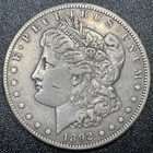 1892 CC Morgan Silver Dollar $1 XF Extra Fine Key Date Carson City