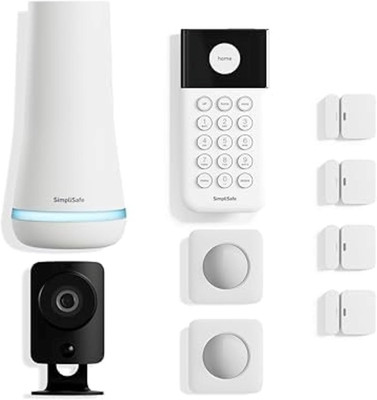 Simplisafe 9 Piece Wireless Home Security System W/Hd Camera - Optional 24/7 Pro