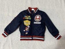 Nintendo Super Mario brother bomber jacket boys size 4/5