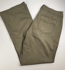 Pilcro Anthropologie The Demilune Boot Olive Pants. Women  s Size 30