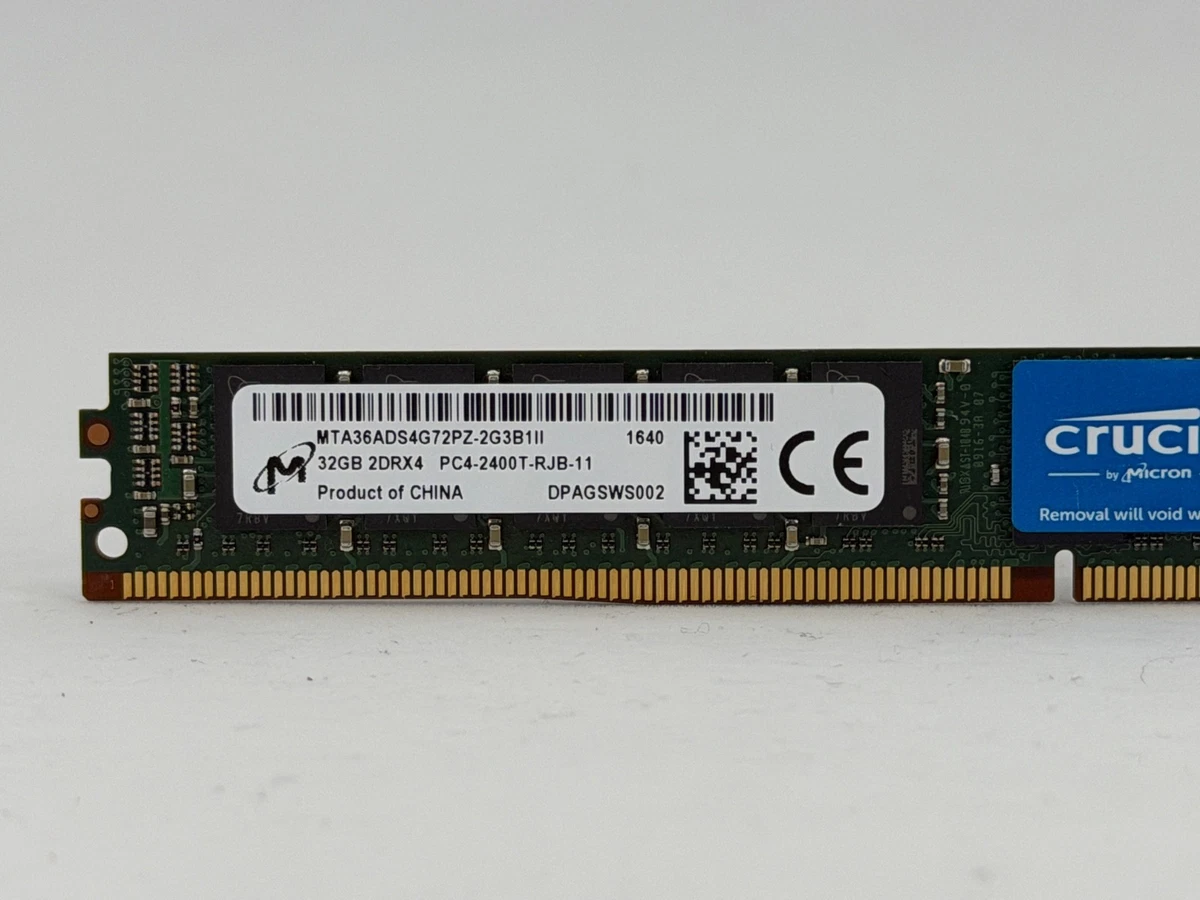 メモリ64GB DDR4 32GB PC4-2400T-RB1-11 HPE 819413-001 64GB Quad Rank DDR4-2400MHz CL17 ECC LRDIMM G9