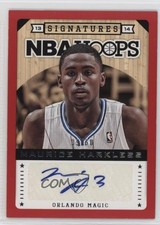 2013-14 NBA Hoops Signatures Red /50 Maurice Harkless #5 Auto 05fy
