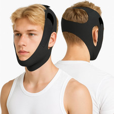 Chin Strap for Sleeping, Adjustable Chin Strap for Snoring, anti Snoring Devices