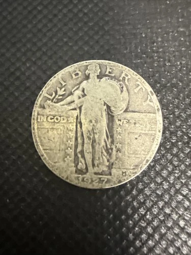 1927 Standing Liberty Quarter Dollar 90% Silver + 11 Random Coin Set