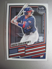 2026 USA Baseball Stars and Stripes Prizm #81 Roch Cholowsky
