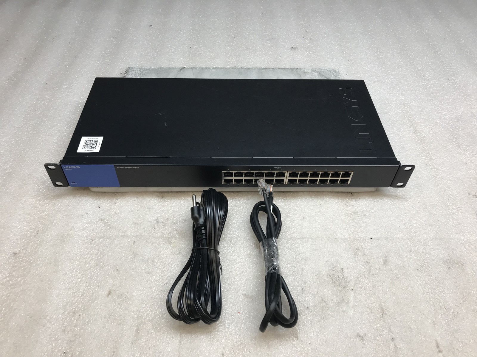 Linksys LGS124 24-Port Gigabit Unmanaged Rackmount Ethernet Switch