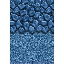 Beaded Oval Boulder Swirl 52 in. Depth Above Ground Pool Liner, 20 Mil Swimline