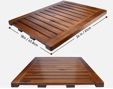 Wood Shower Mat 24x18 Inches fits Thor Sequence B Van RV