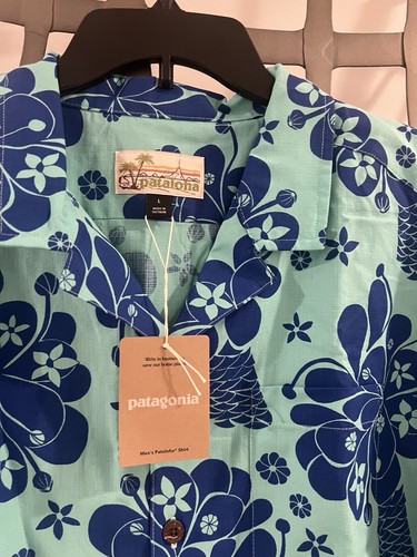 Camisa Hawaiana Pataloha Patagonia Para Hombre L Nueva con Etiquetas - Imagen 2 de 3