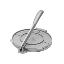 IMUSA 8" Cast Aluminum Tortilla Press - Silver: Tortilla Maker, Presser