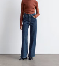  other stories Wide Leg high waist Jeans preppy Y2K Medium Blue 29/28 A004542