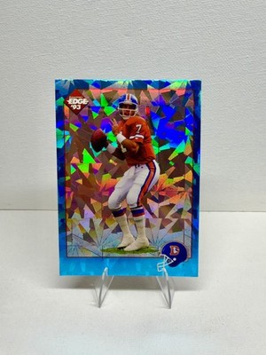 1993 Collector's Edge - John Elway Blue Ice Refactor NFL HOF Legend QB Broncos 