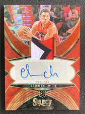 Ulrich Chomche 2024-25 Panini Select Rookie Patch Red Wave Auto RC /99 #RJA-ULR