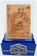 2024-25 Upper Deck Engrained Icons Peter Forsberg Carved In Time Wood #CT-PF