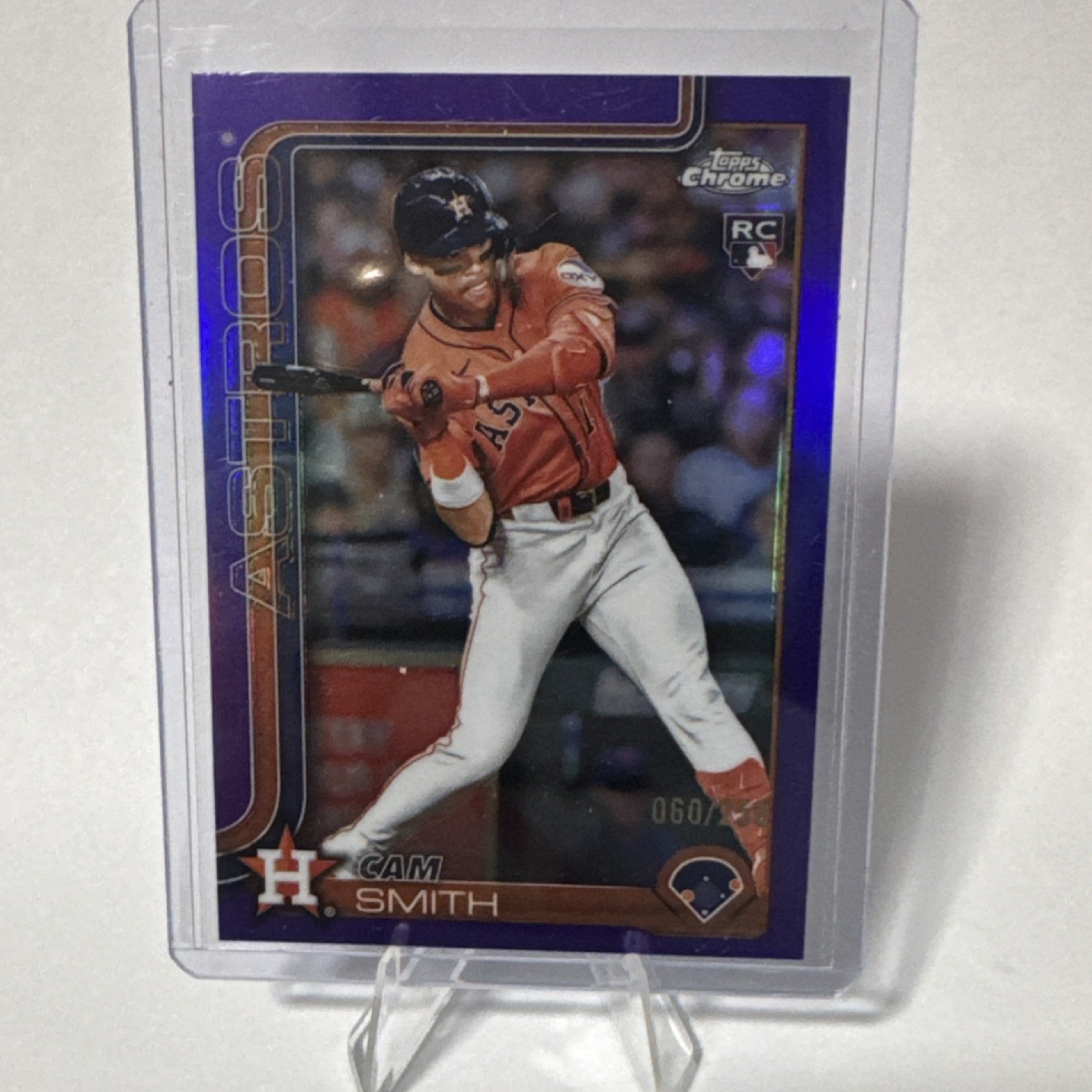 2025 Topps Chrome Update Cam Smith #USC145 Rookie Purple Refractor /250