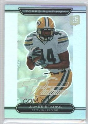 2010 Topps Platinum Rookie Variations James Starks #8 0e5