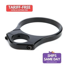 Ti22 TIP5660, One Black Aluminum Fire Bottle Clamp 3-1/2 For 1-3/8 Tube Black 