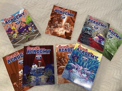Beast Academy Math Lot of 8 - 2A 2B 2C 2D 3C Guide Practice