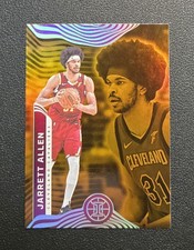 2021-22 Panini Illusions Jarrett Allen #74 Trophy Collection Orange Parallel