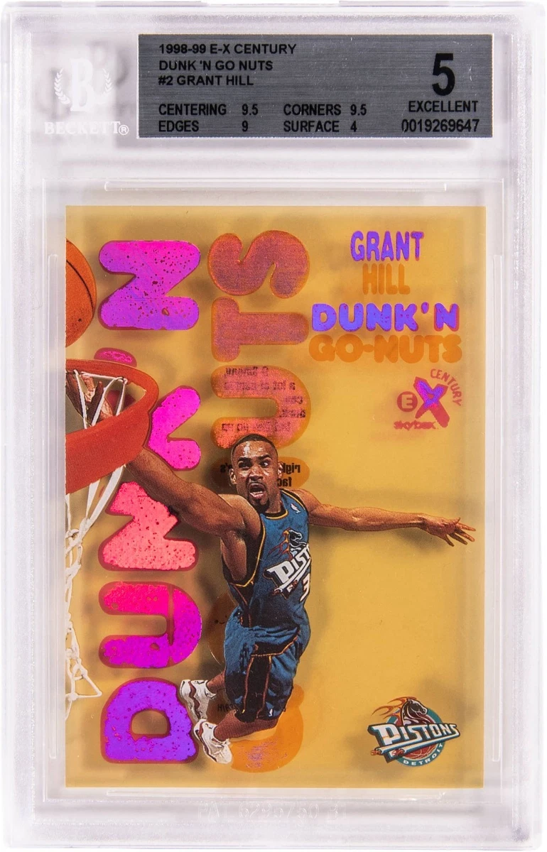 Grant Hill Basketball 1998-99 Season Sports Trading Cards