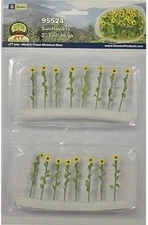 JTT Sunflowers - O Scale Model Railroad Scenery Plant - #95524