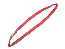 10 FT Red Endless Round Sling 13,200 lb Vertical Polyester Lifting Sling