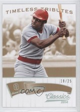 2014 Panini Classics Timeless Tributes Gold 18/25 Joe Morgan #74 HOF 0w7