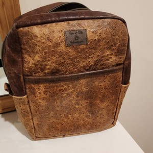 Ostrich Leather Backpack | eBay