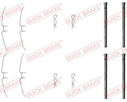 Quick Brake 109-0901 ZubehöR-Set, Scheibenbremsbelag FüR Ford, Volvo-image