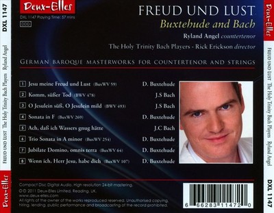 FREUD UND LUST: BUXTEHUDE & BACH NEW CD