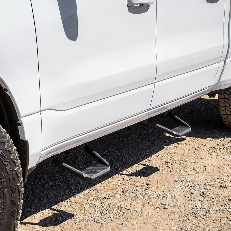 2x Bully Hoop Side Steps Black Aluminum 350lb Non-Slip for Pickup Truck SUV - Image 2 of 4