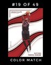 2022-23 Panini Immaculate Pascal Siakam Red /49 Color Match #57