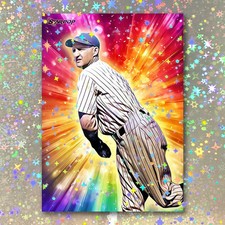 Herb Pennock Holographic Perfect Pitch Art Card 01/10 Starpop Signed Short Print