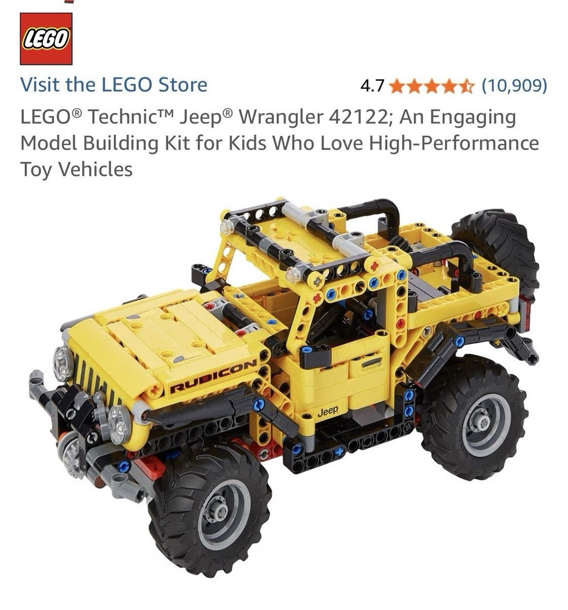 LEGO TECHNIC: Jeep Wrangler (42122) 673419340052| eBay