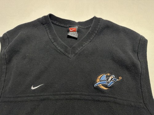 2 Nike Team Washington Wizards NBA V-Neck Sweater Westen Schwarz Gr. M Vintage 200 - Bild 3 von 8