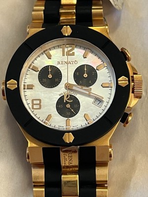Renato Wilde Beast Swiss ETA G10.211, Rubber Integration Men's Watch 