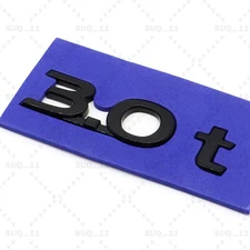 For Infiniti 3.0t Left or Right Side Fender Badge Emblem Nameplate Gloss Black