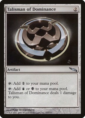 Talisman of Dominance (253) Mirrodin MRD MTG Magic