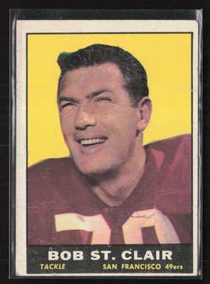 1961 Topps #63 Bob St. Clair - VG/EX Set Break!